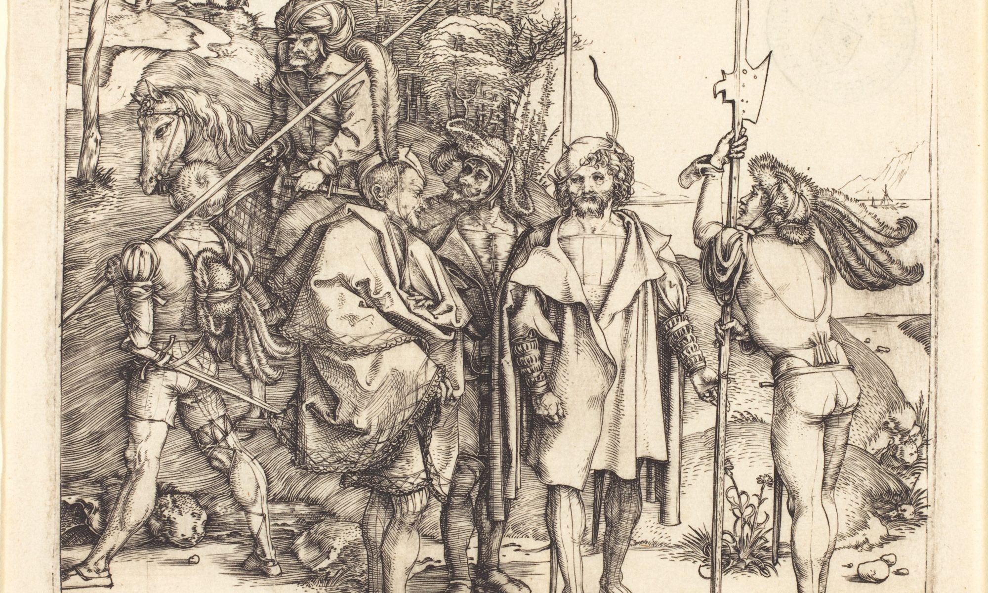 "Five Soliders and a Turk on Horseback" by Albrecht Dürer